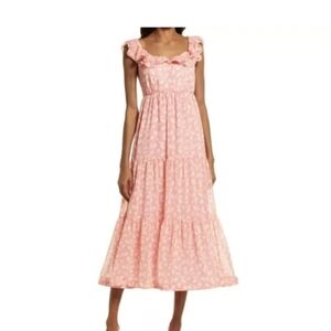 New Chelsea28 Light Pink Floral Dress NWT